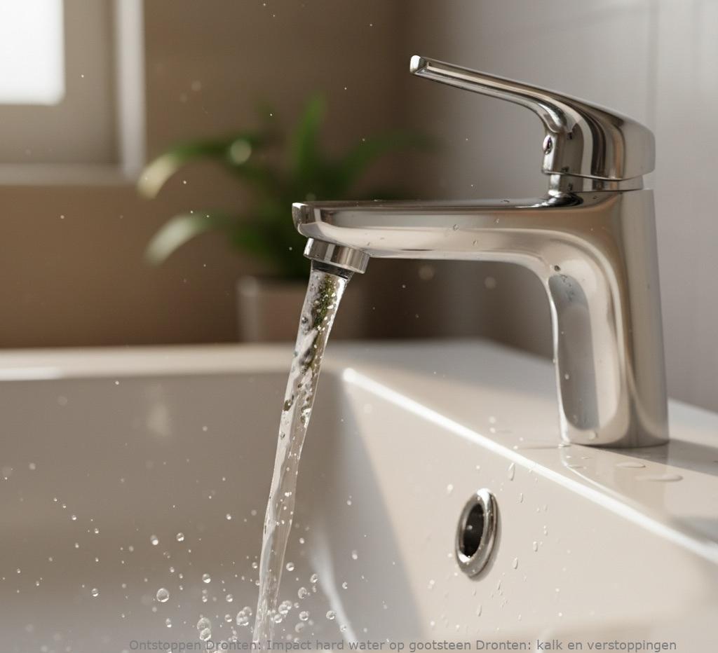 Impact hard water op gootsteen Dronten: kalk en verstoppingen